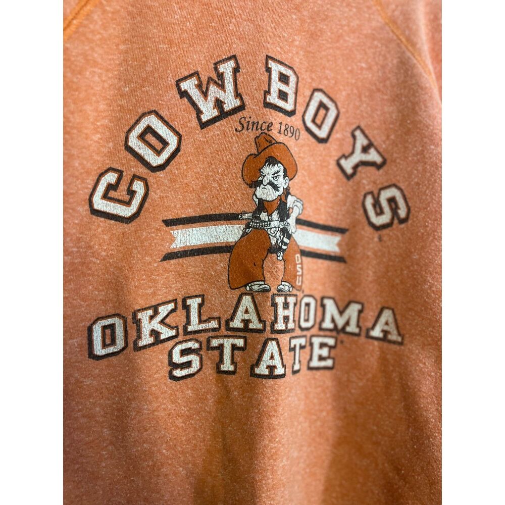 Oklahoma State Cowboys Sweatshirt Small Retro Brand Orange Pistol Pete OSU